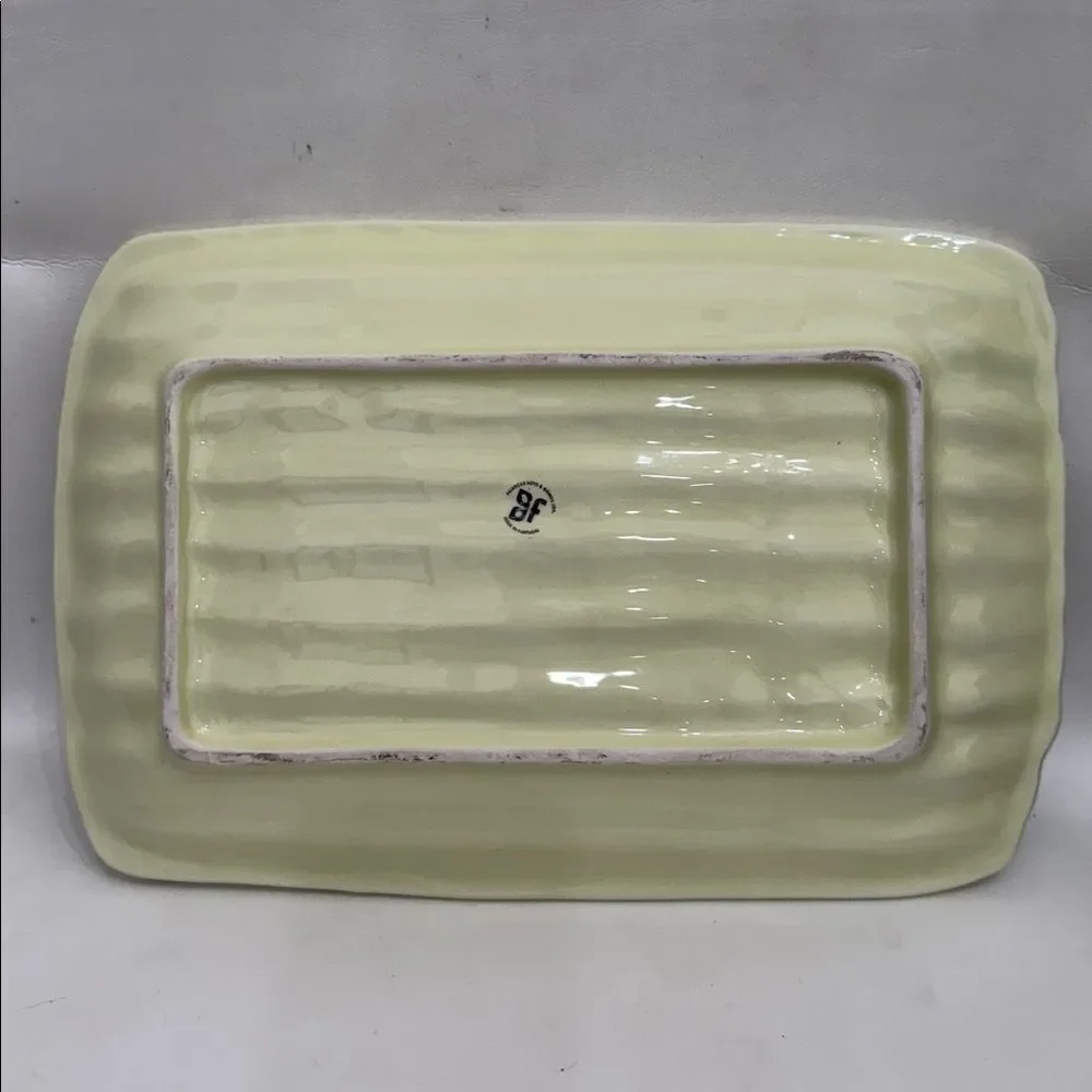 Fainancas Neto & Gomes Ida Portugal Green Asparagus Serve Platter 13 1/2 X 9 1/4